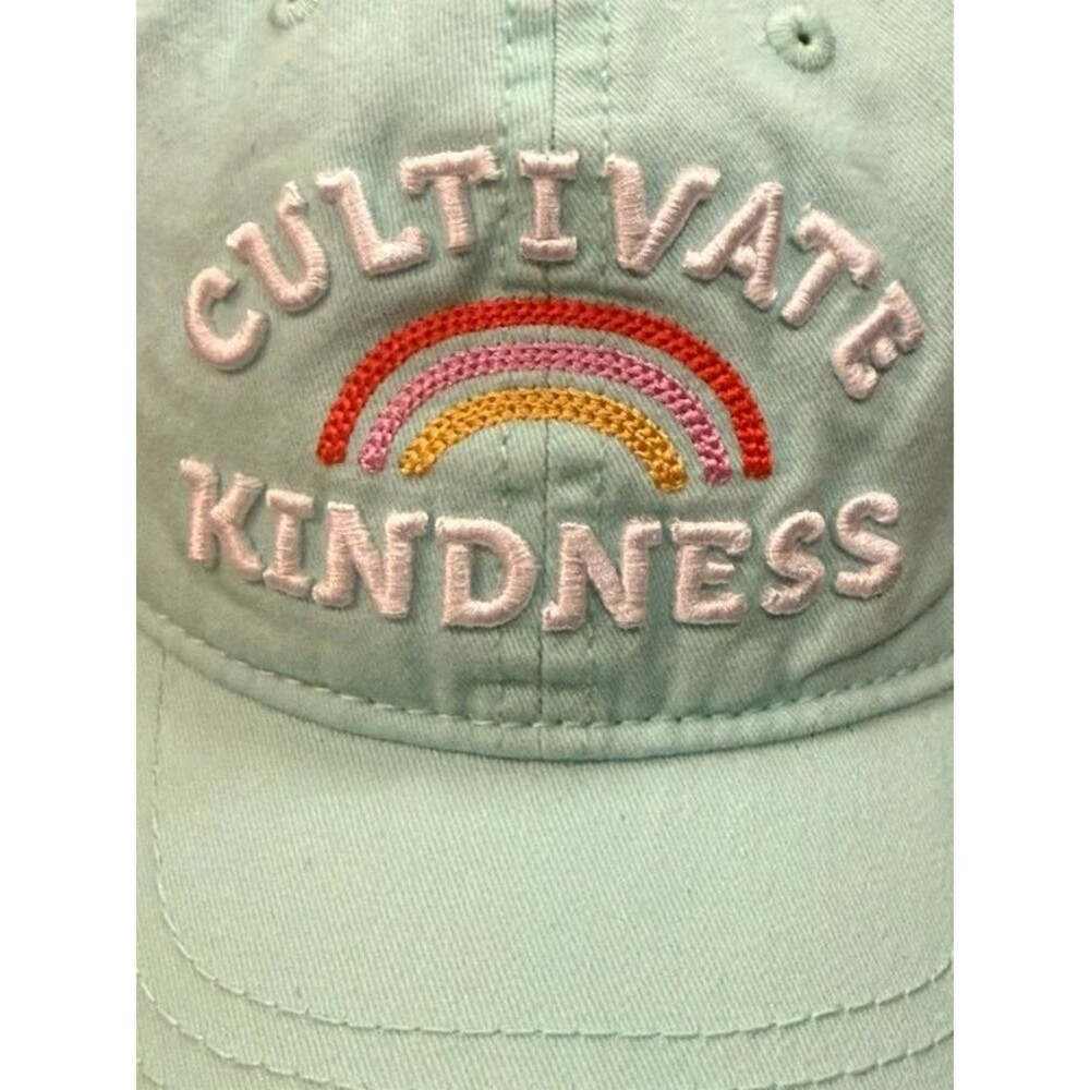 Cultivate Kindness Mint Green Rainbow Hat